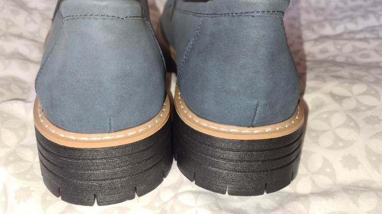 Brand new blue soft touch ultra lightweight chunky soles slip in shoes. Christmas present.