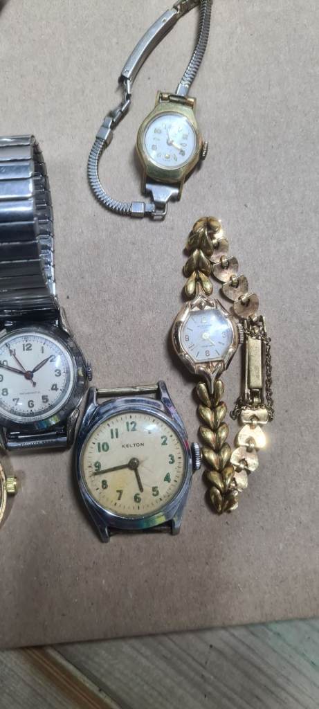 Job lot of vintage wristwatches & pocket watch Mechanical & quarts