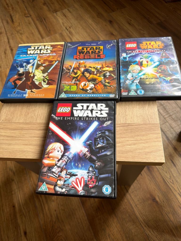Star Wars & LEGO Star Wars DVD Bundle – Good Condition