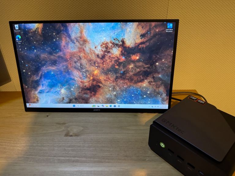  🚀 FOR SALE: Ultimate Portable Battlestation – GMKtec K12 Mini PC + 18.5" 120Hz Monitor Bundle!  Pr