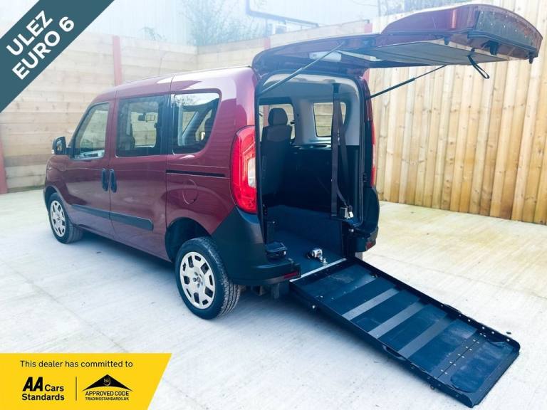 2019 Fiat Doblo 3 Seat Petrol Wheelchair Accessible Disabled Access Vehicle WAV MPV Petrol Manual
