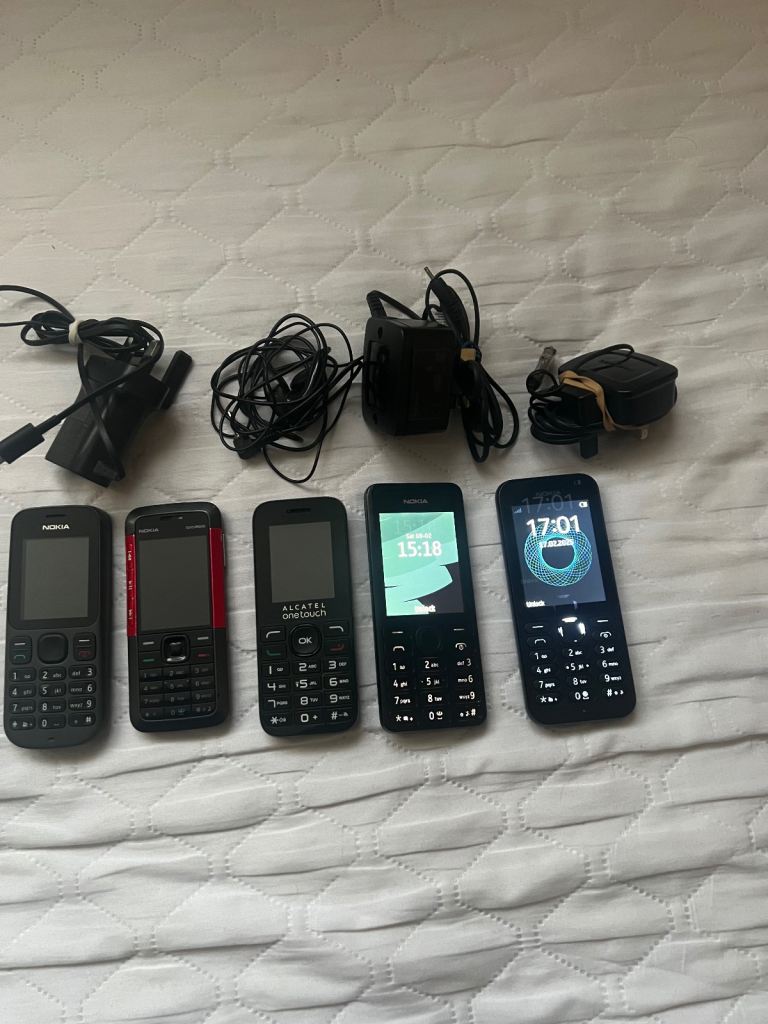 5x Nokia/alcatel phones