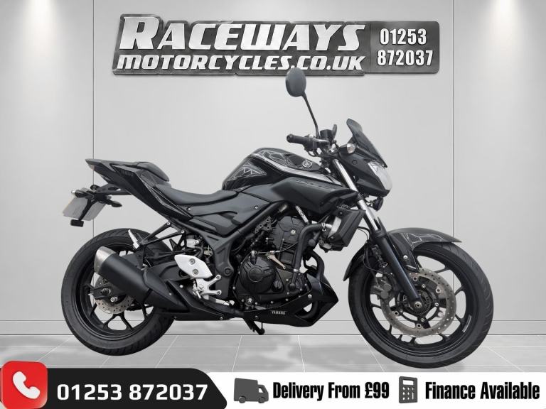 YAMAHA MT-03 2018 18 REG 15,846 MILES BLACK USED MOTORCYCLE 321CC