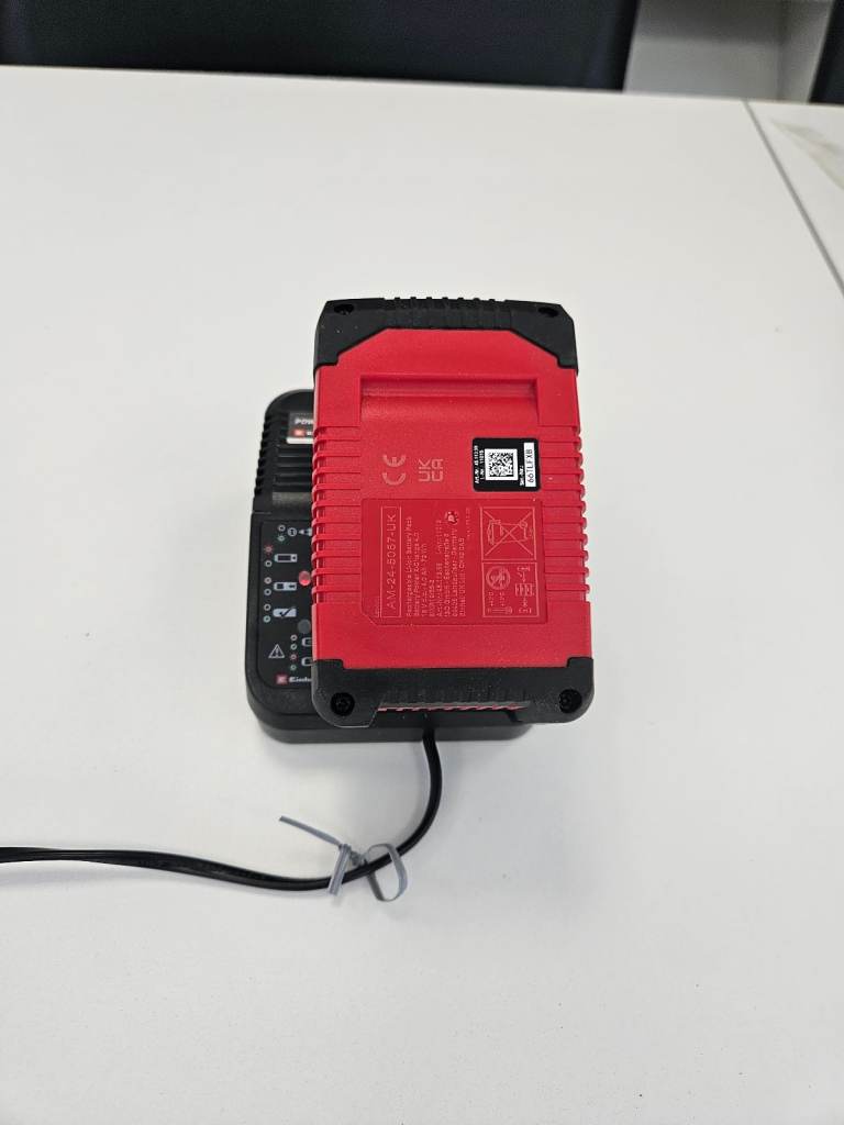 einhell power x change battery plus 3a charger fully working