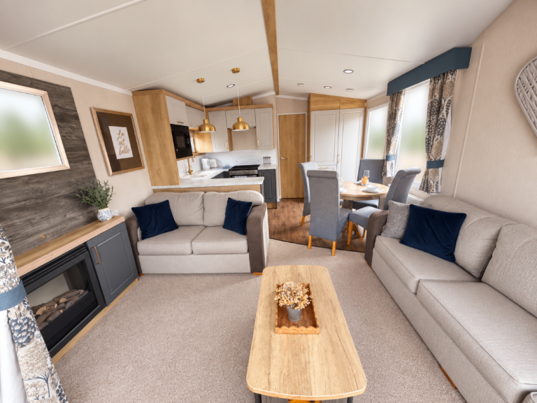 2018 Swift Bordeaux 3 Bed Static Caravan – Sleeps 8 – Off-Site – Optional Decking