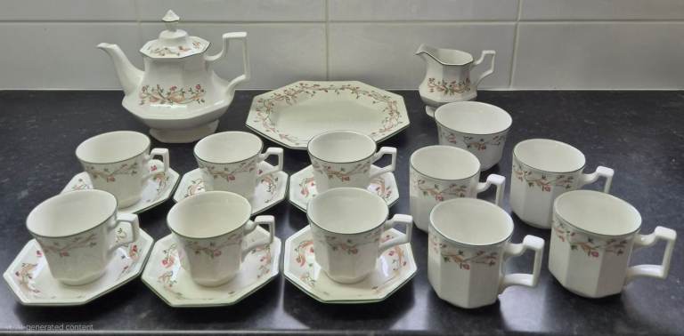 vintage Johnson Brothers Eternal Beau tea service set