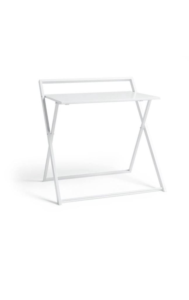 Habitat Compact Folding Desk – White – Boxed
