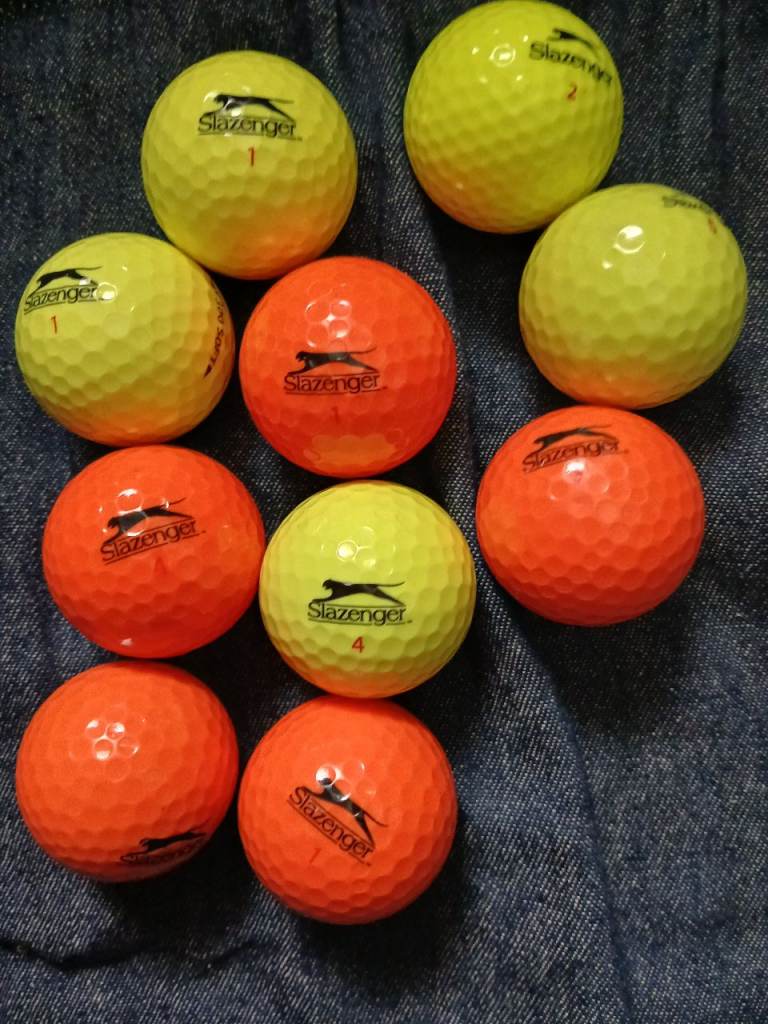 10 SLAZENGER WINTER GOLF BALL VGC