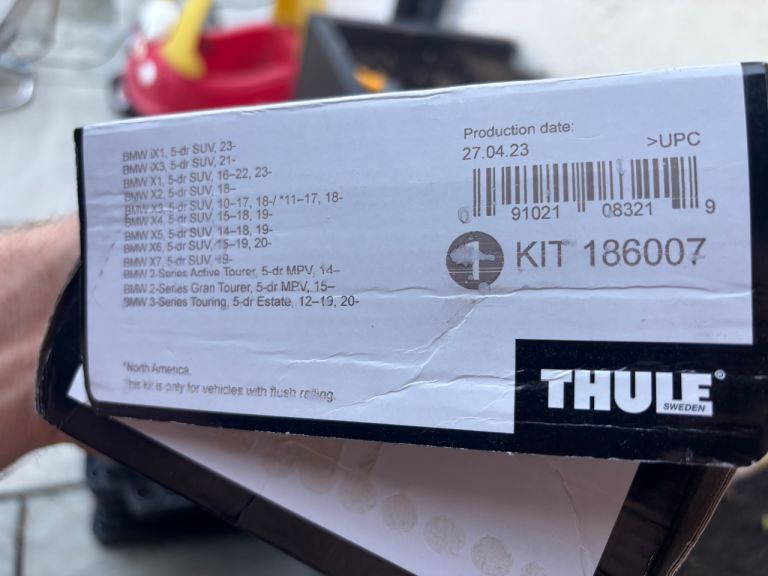 Thule roof rack for BMW