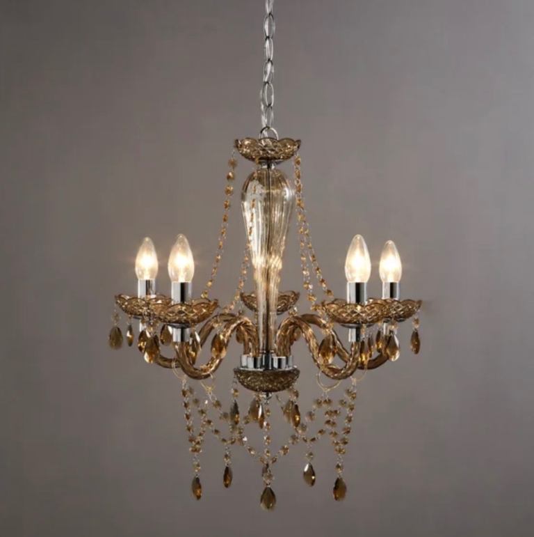 Champagne Antoinette 5 Light Chandelier 