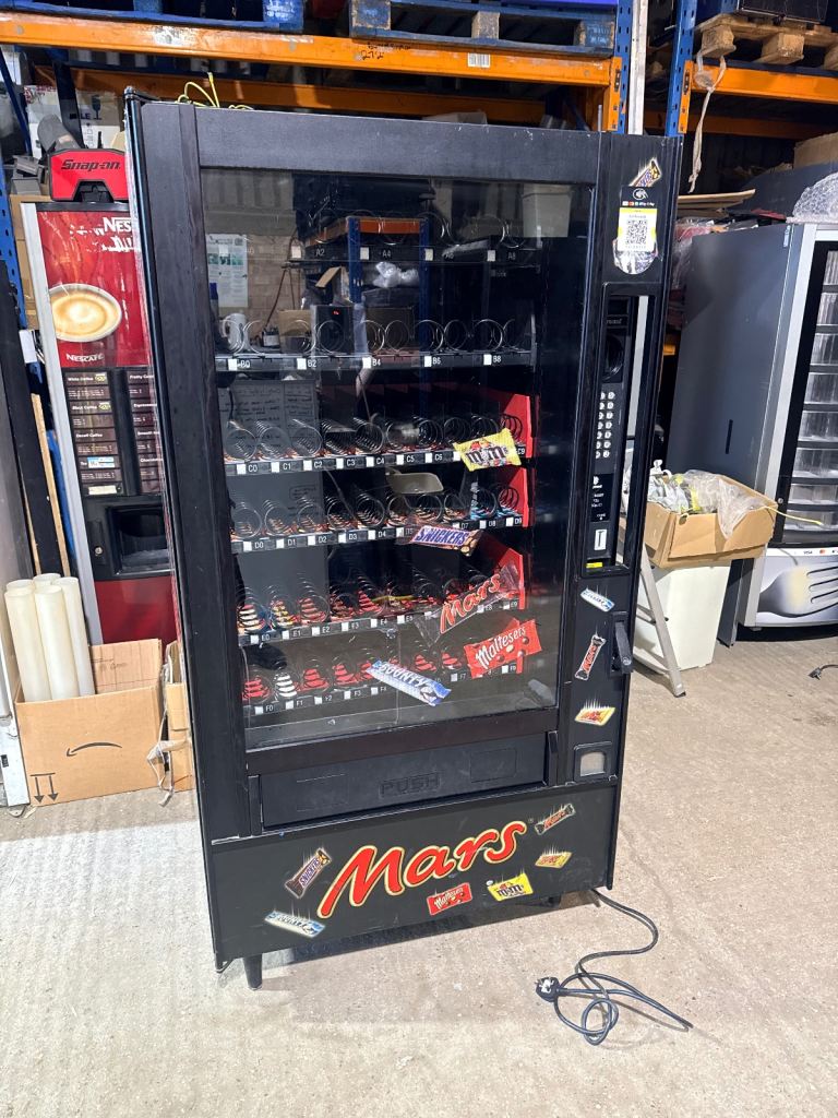 Snack only vending machine. Polyvend 