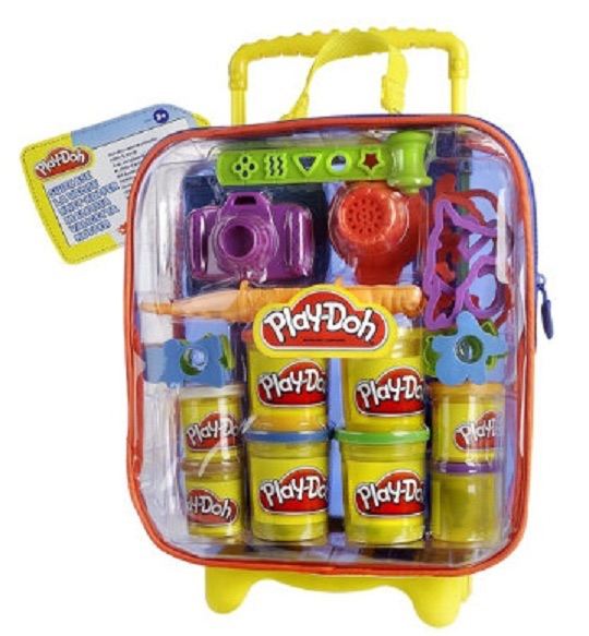 Suitcase of Play doh and accessories 