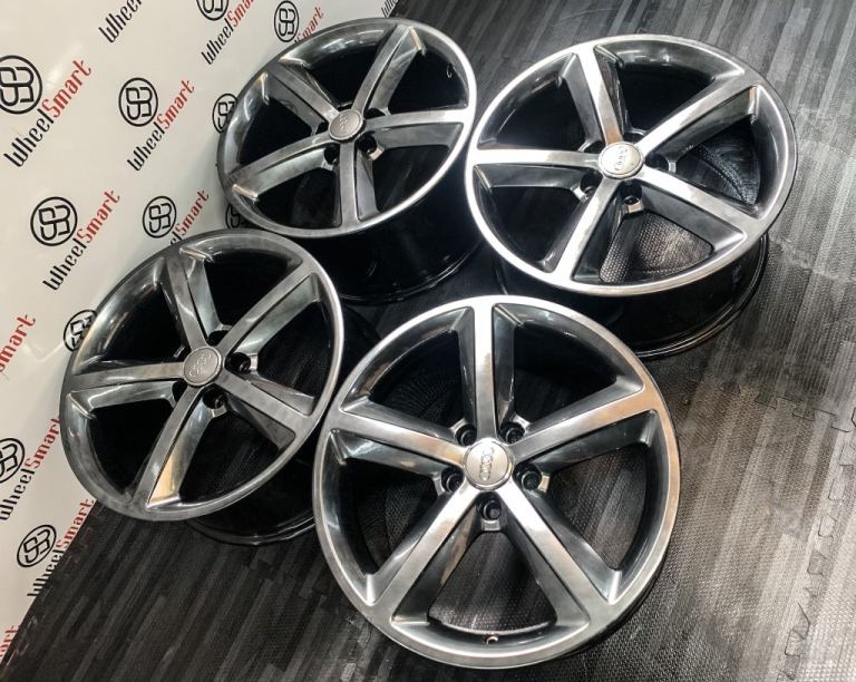 GENUINE 18" AUDI TT ALLOY WHEEL - GLOSS GREY - 5 x 112