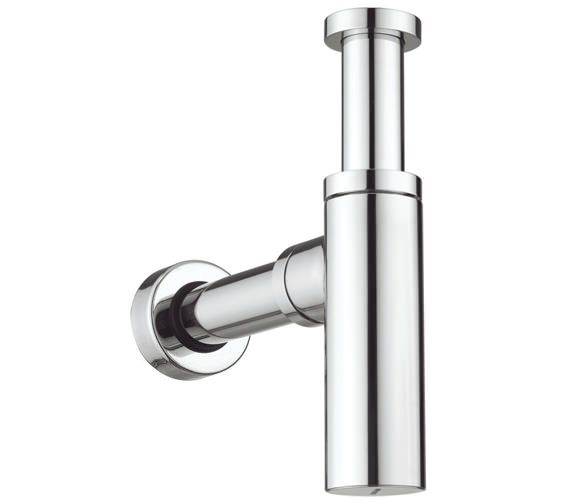 Crosswater Millenium Tall and Small 400mm Chrome Bottle Traps New/Boxed