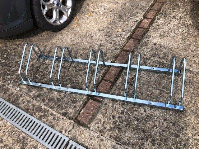 Bike stand for 5 bikes £15. Also one for 4 bikes £10.
