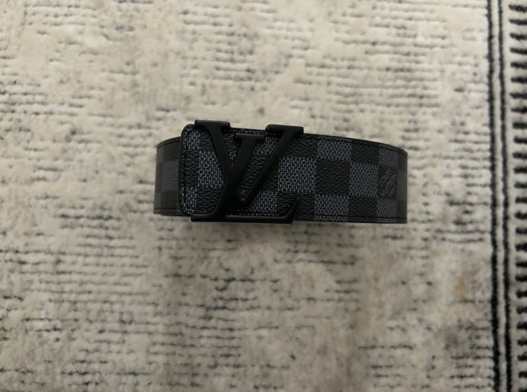 Black Louis Vuitton Belt