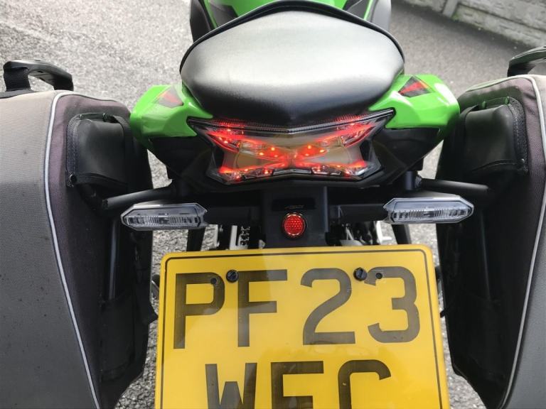 Kawasaki Ninja 650 Tourer 23reg 9960m FSH panniers screen tail tidy crash sli...