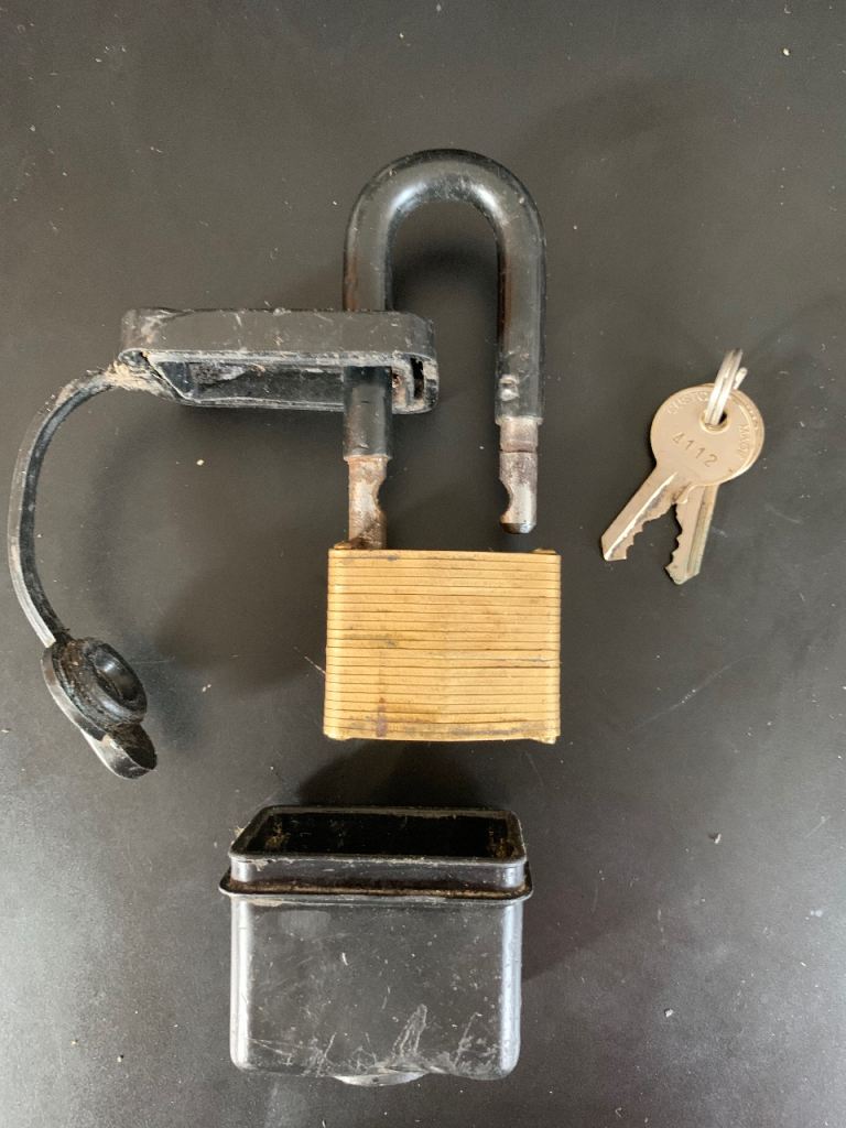 Hampton pad lock with waterproof cover and two keys | in Bangor, County ...
