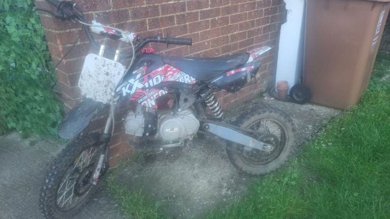 110 pitbike running not been used for months £250