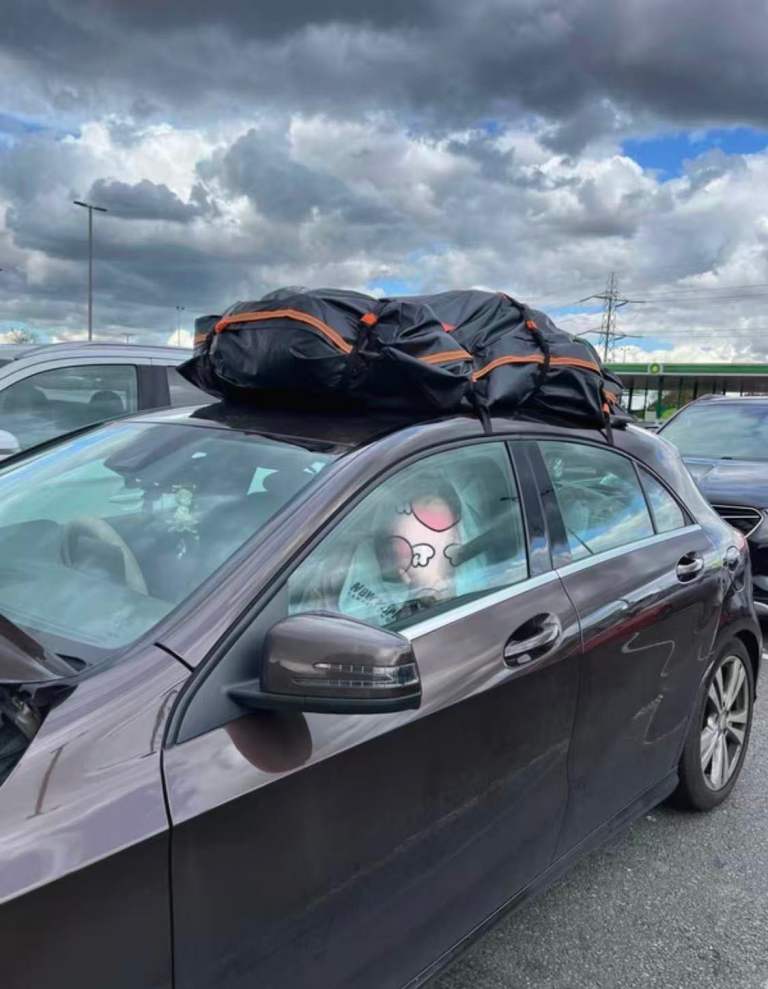 Car Van Suv Vehicle Roof luggage bag waterproof rainproof luggage bag roof luggage compartment