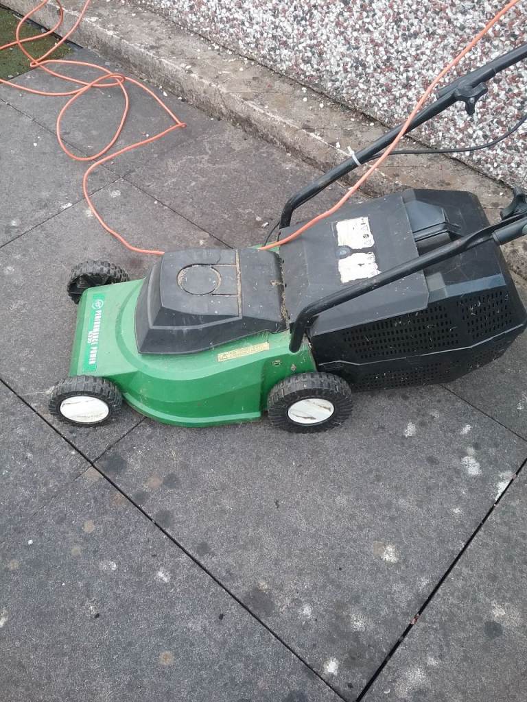 Small electric lawnmower