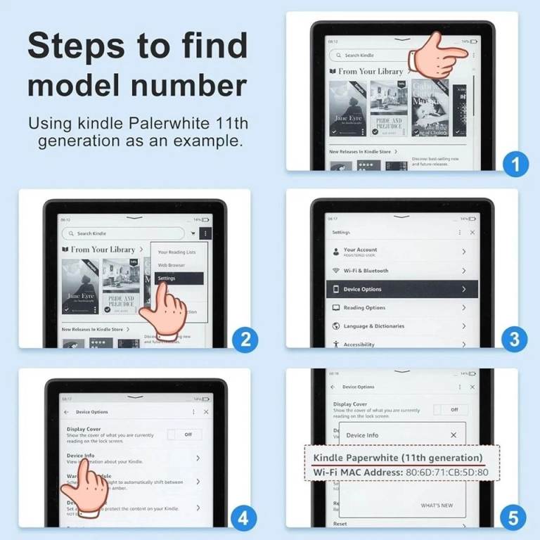 Amazon Kindle 6.8” 11th Gen 2021 COBAK Case Shockproof Smart Cover Agave Green