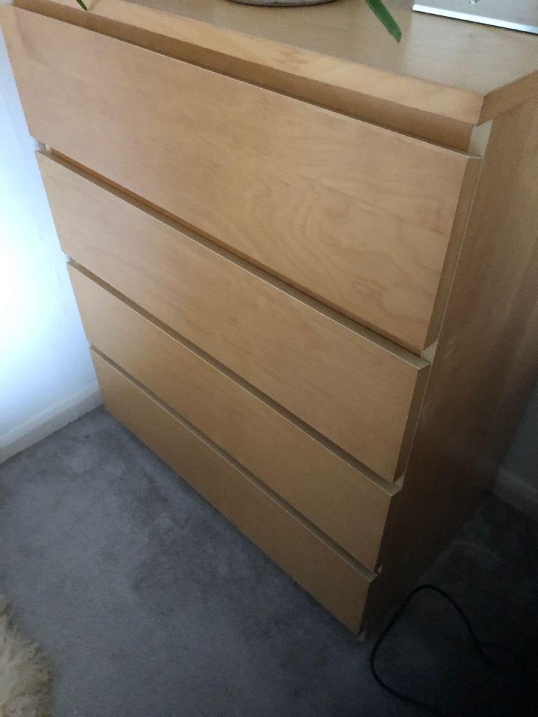 image for Chest of 4 drawers ikea