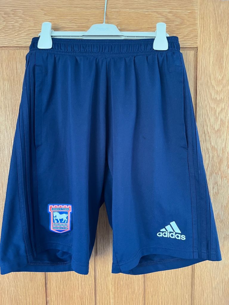 Ipswich Town Football Club ITFC Adidas Climacool Navy Blue Shorts Children’s Kids