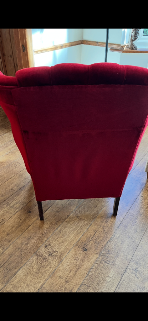 Chesterfield Queen Anne wing chair