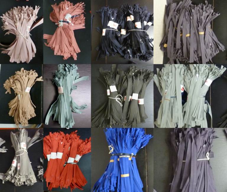 INVISIBLE / CONCEALED  NYLON CLOSED END ZIPS