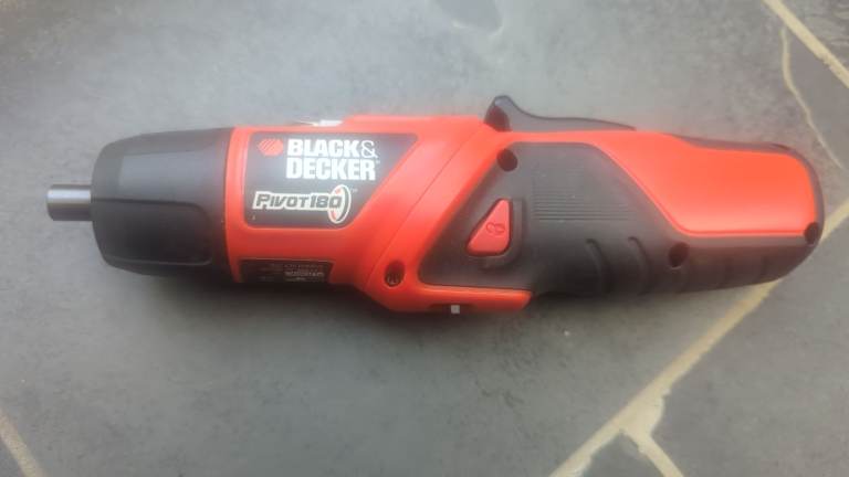 BLACK+DECKER Pivot 100 Cordless Screwdriver – Good Condition