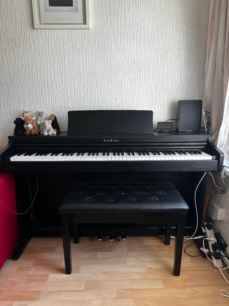 KAWAI KDP120 Digital Piano Black (Used) Imaculate Condition + Stool (Included)