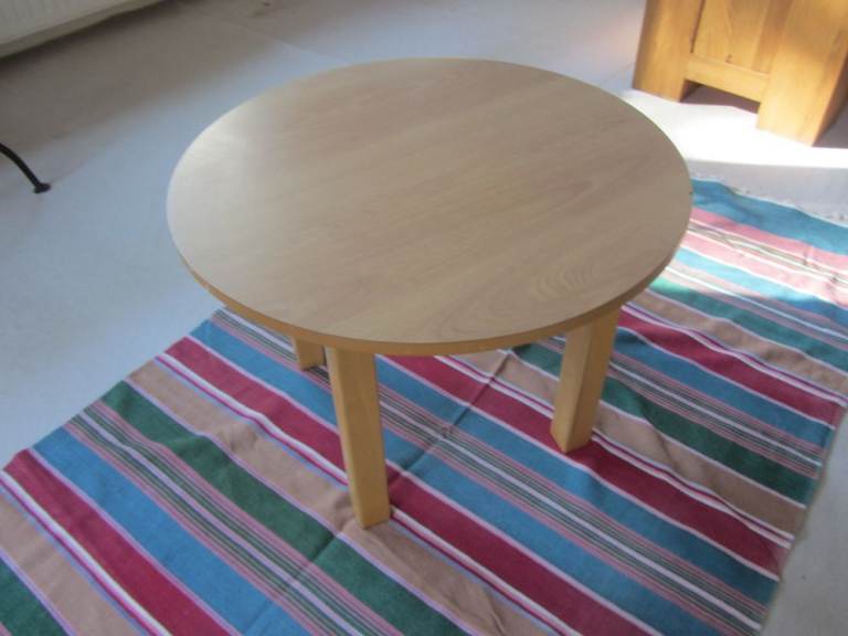 Small Round Wooden Table - Good Condition