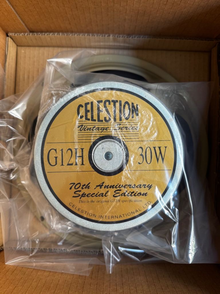 Celestion G12H 70th Anniversary Special Edition Speaker 30W – New