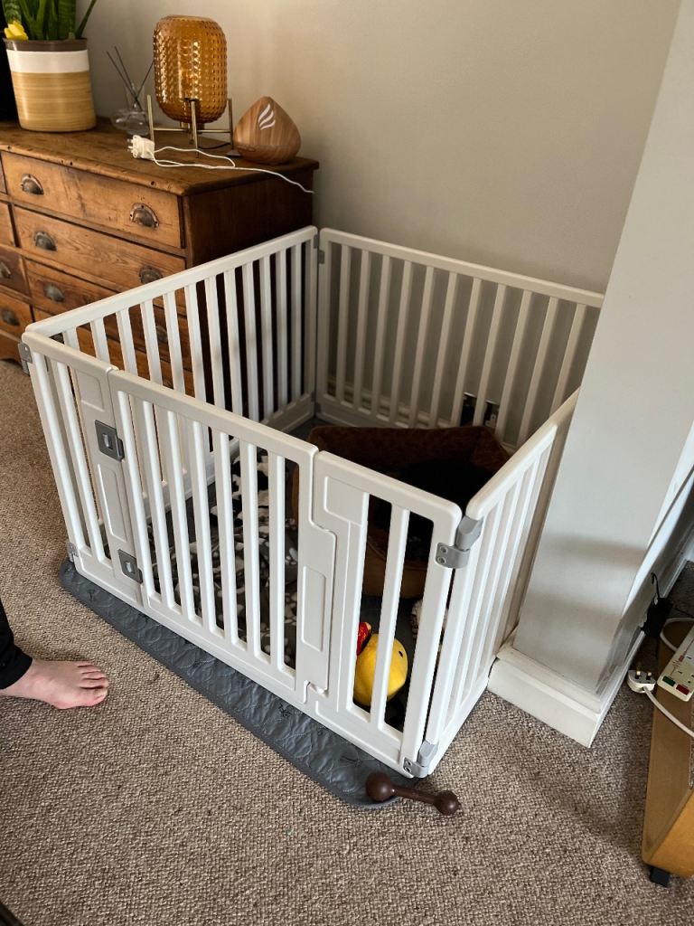 Safety pen for puppies or babies 
