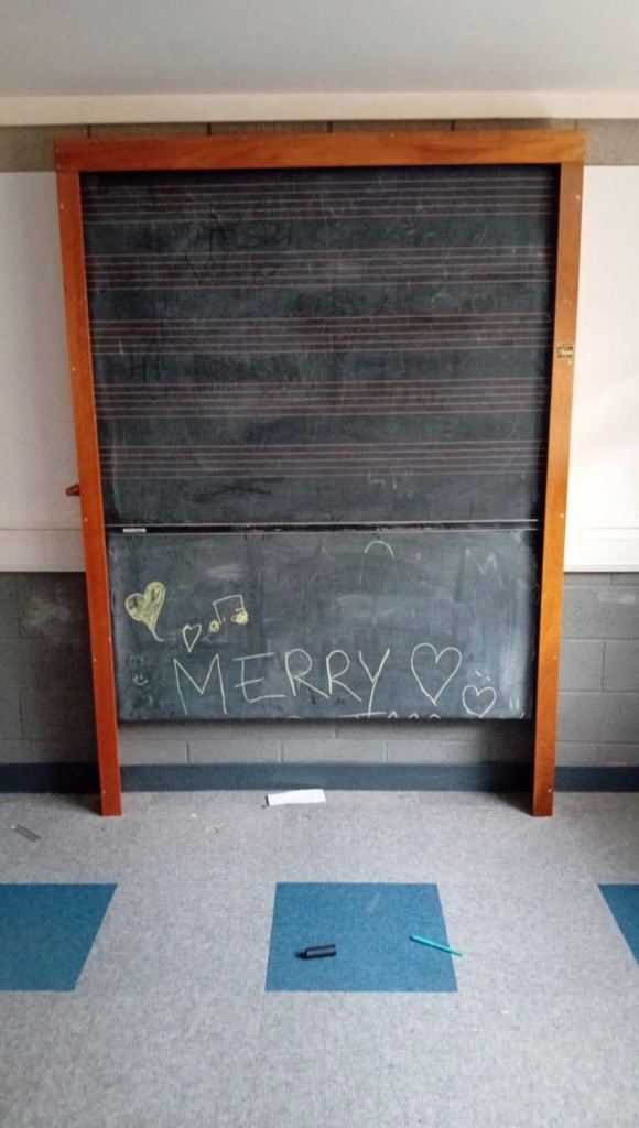 Old school blackboard 