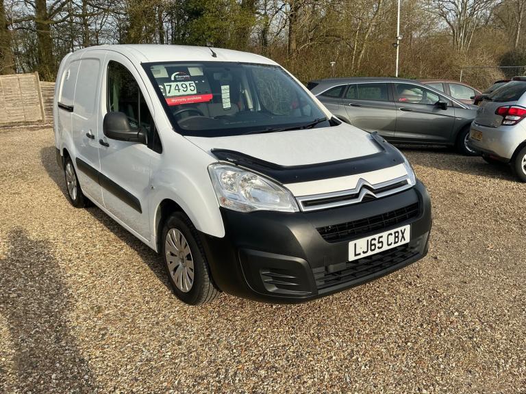 2015 Citroen Berlingo 1.6 BlueHDi 750Kg LX 100ps PANEL VAN Diesel Manual