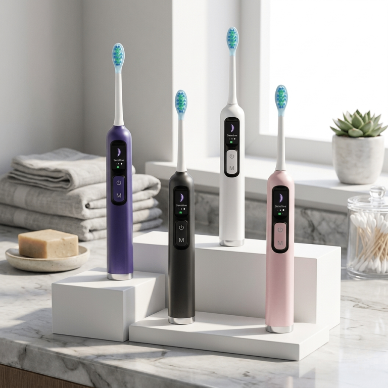 Sonic Electric Toothbrush Plus 6 Replacement brush heads