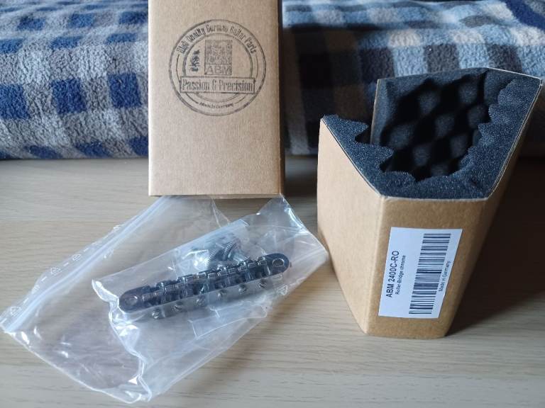 ABM 2400C-RO Roller Bridge for Guitar - Brand New