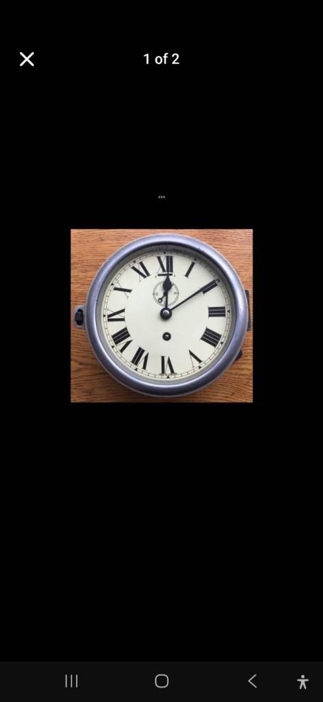 Vintage Smiths Astral  Bulkhead Clock 