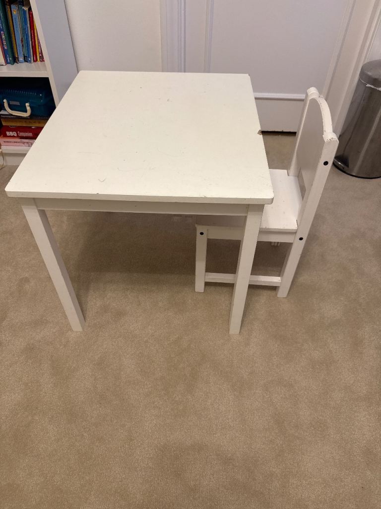 Toddler table and chair