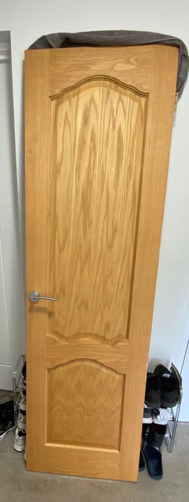 Solid oak internal door 