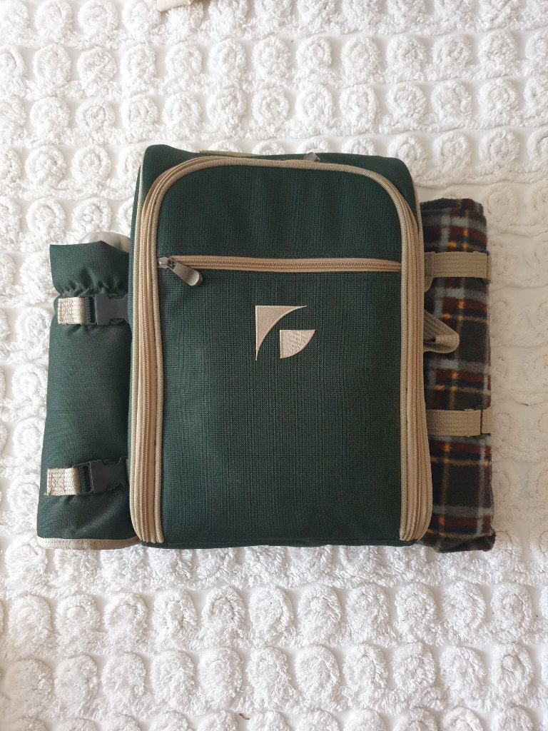 Picnic rucksack.