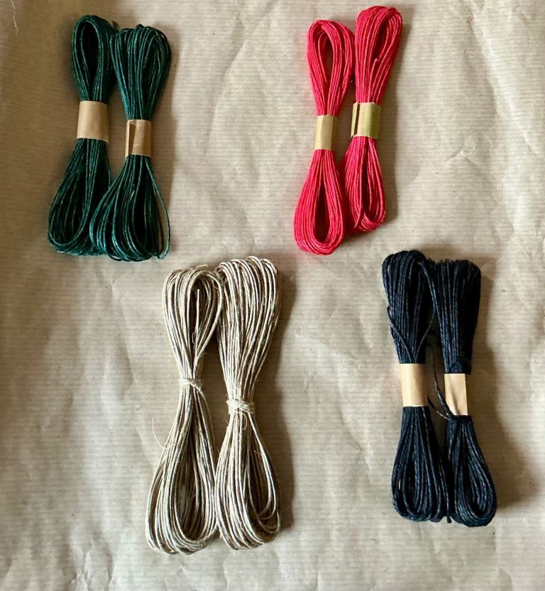Multipurpose Craft Jewellery Projects Natural & Coloured Hemp Cord Twine Thread - 25p each