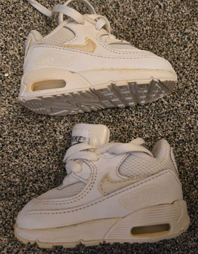 NIKE Air Max leather baby shoes size 2.5 UK eur 18.5 Trainers new without box