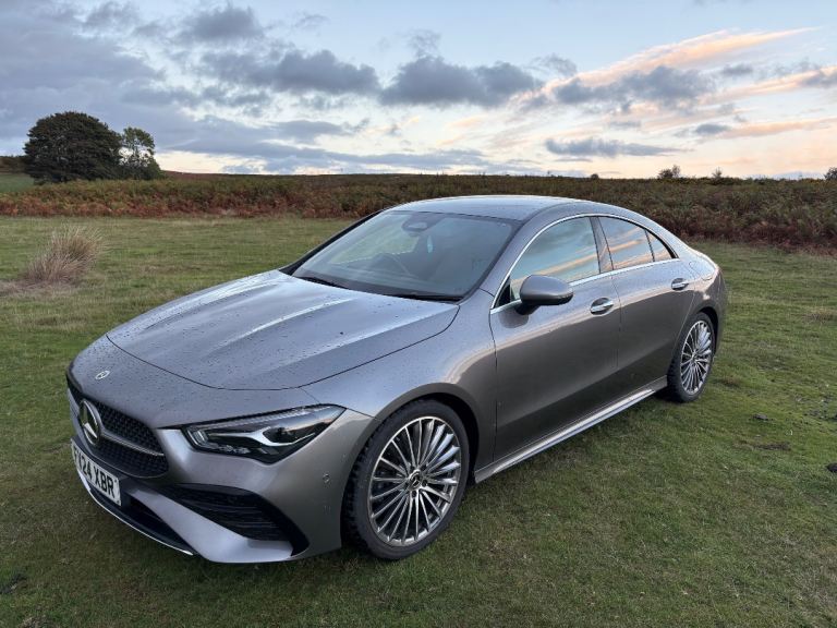 2024 Mercedes CLA180h AMG Line Premium Coupe – Sage Grey Interior