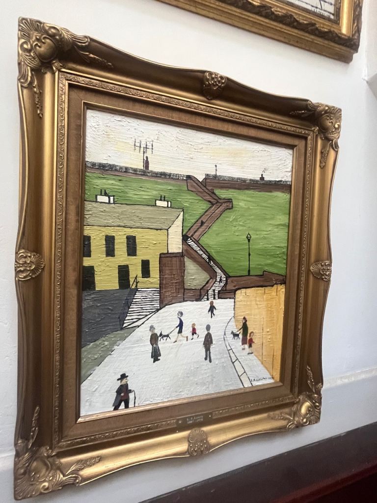 L s Lowry oil on board