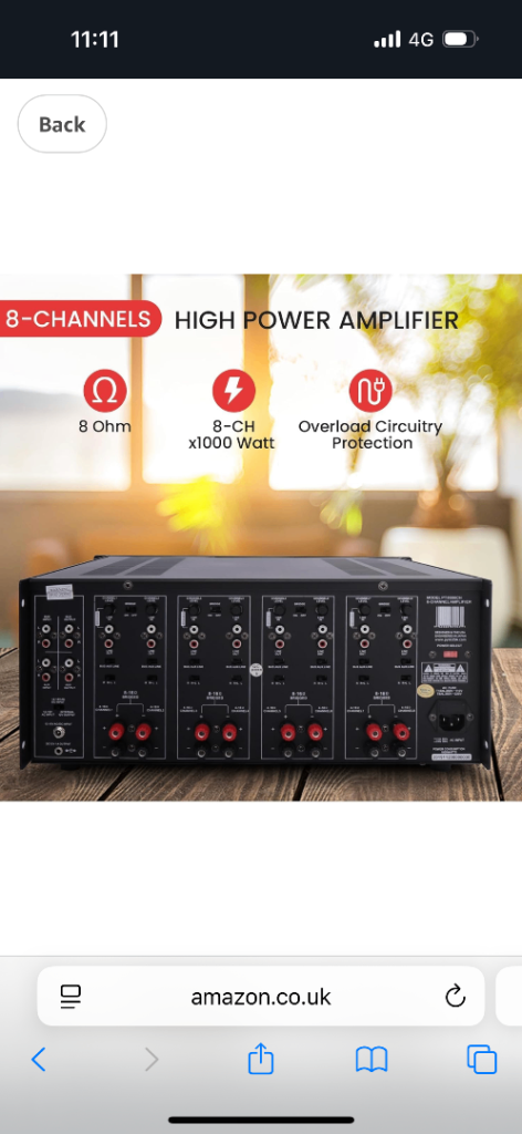 Model bb 1235 12 amplifier speakercraft 