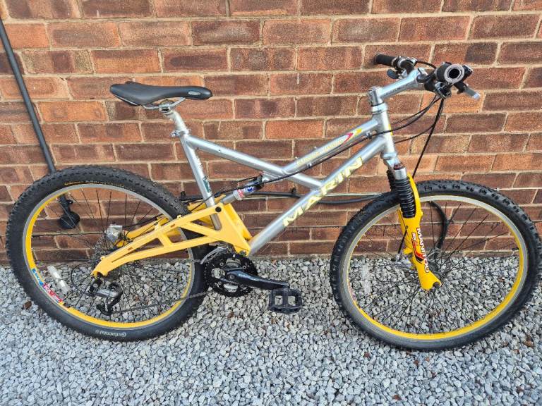 Old School Marin Mount Vision Full Suspension Mountain Bike