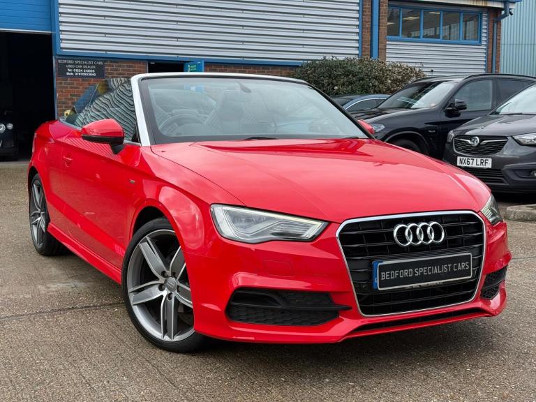 2015 Audi A3 1.4 TFSI 150 S Line 2dr S Tronic CONVERTIBLE Petrol Automatic